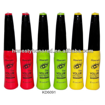 Coloured Empty plastic mascara containers